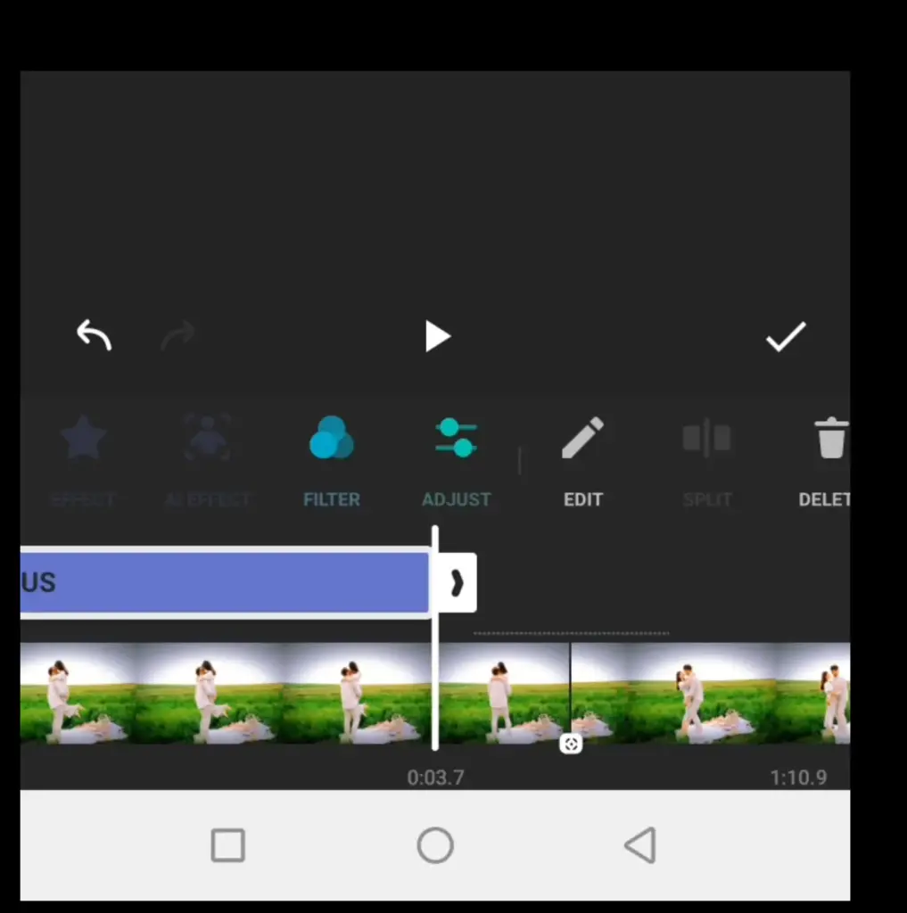 Speed Adjustment Option Of Inshot Pro APK