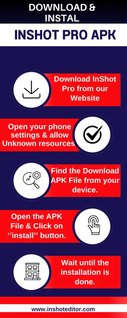 Steps Involved in Installation of InShot Pro APK